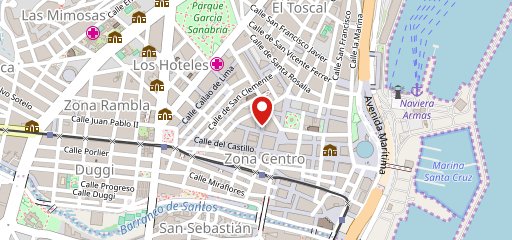 Nielsen Restaurante en Santa Cruz de Tenerife на карте