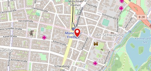NORDSEE München Leopoldstraße sur la carte