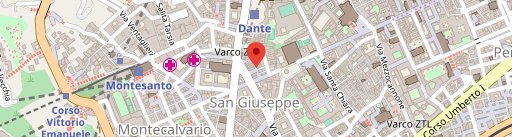 OAK Napoli Vino e Birra Artiginale sulla mappa