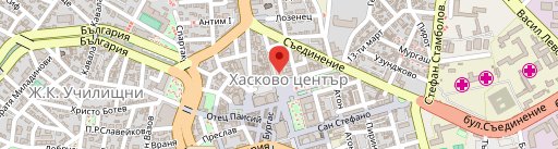 Областен Съвет Хасково Стол en el mapa