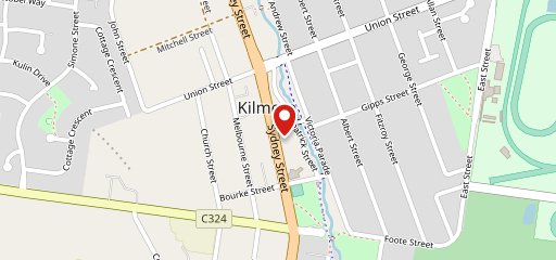 Oddfellows Cafe Kilmore on map