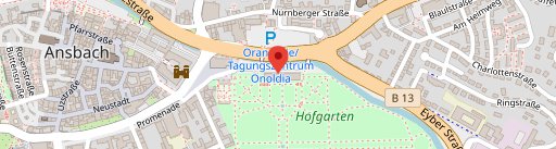 Orangerie Ansbach en el mapa