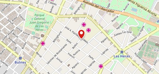 Orillas Restaurante en el mapa