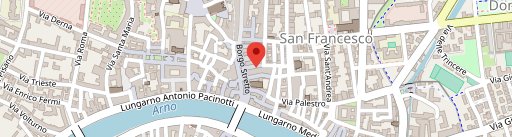 Osteria di Culegna Pisa sulla mappa