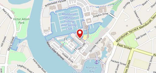 Oyster Bar Mandurah on map