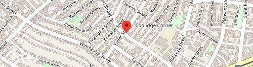 Ozzies Pizza & Cafe at Coolidge Corner en el mapa