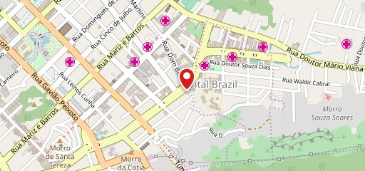 Padaria e Confeitaria Vital Brasil no mapa