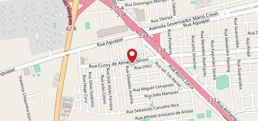 Padaria Guanabara no mapa