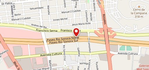 Palominos Río Restaurante de cortes on map
