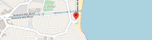 Cafe Paradise Albir en el mapa