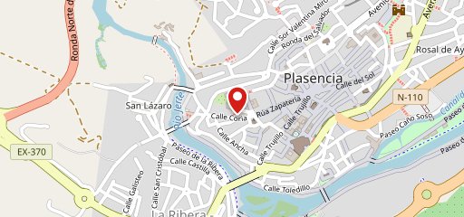 Parador de Plasencia on map