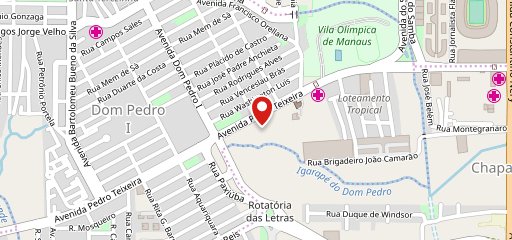 LA VIA Pizzaria - Unidade Dom Pedro. no mapa