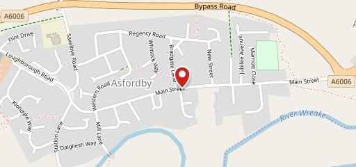 Pauls Plaice / Asfordby Chippy en el mapa