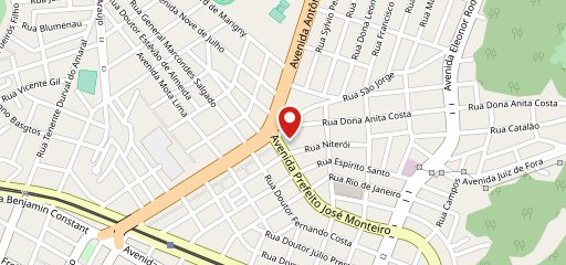 Restaurante Nordestino Pedra Baiana no mapa