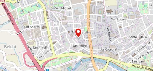 Peña San Isidro - La panocha en el mapa