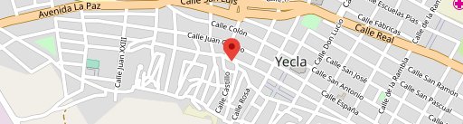 Restaurante Pecaras Yecla en el mapa