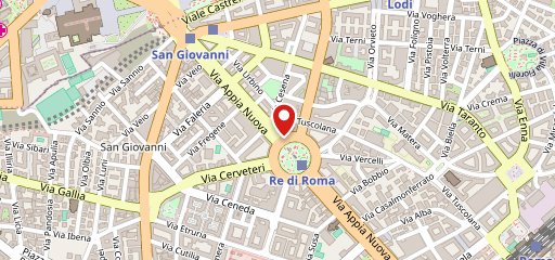 Piccadilly Roma en el mapa