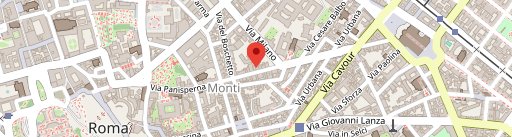 Pinsa Roma Monti sulla mappa