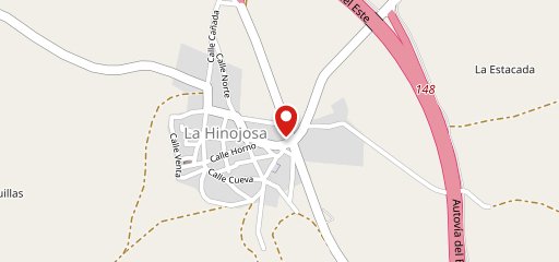 Piscina de La Hinojosa en el mapa