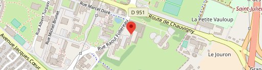 Distributeur à pizzas du CROUS - zone étudiante Descartes на карте