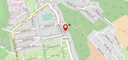 Pizza Egerszalok en el mapa
