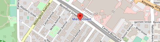 Pizza Garden Metrotown en el mapa