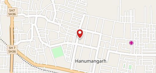 Pizza Heart Hanumangarh Town on map