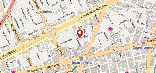 Pizza Hut Hamburgo en el mapa