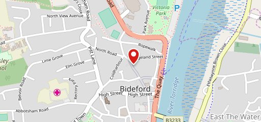 Pizza Time Bideford en el mapa