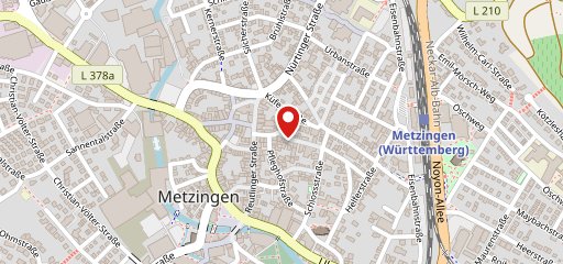 Pizza Pasta Metzingen sur la carte