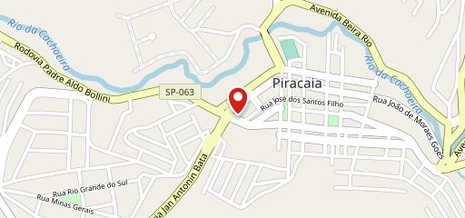Pizzaria e Esfiharia Levita's Piracaia no mapa