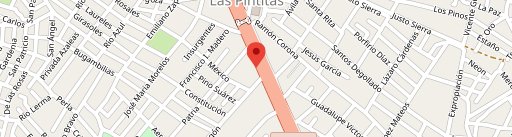 Pizzas Los Cuates on map