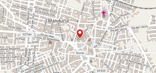 Pizzeria Centro storico sulla mappa