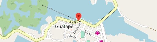 Pizzotas Guatape en el mapa