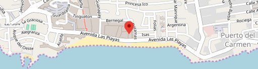 Restaurante Playa Mar en el mapa