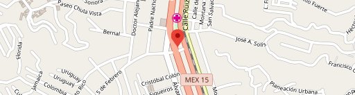 Restaurante Pollo Feliz Nogales on map