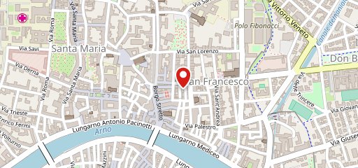 Pomodori Verdi Fritti Pisa sulla mappa