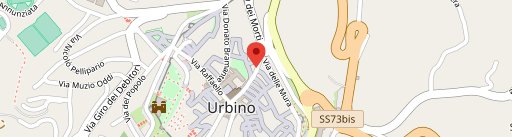 Portanova Ristorante in Urbino sulla mappa