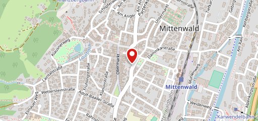 Post Hotel Mittenwald auf Karte