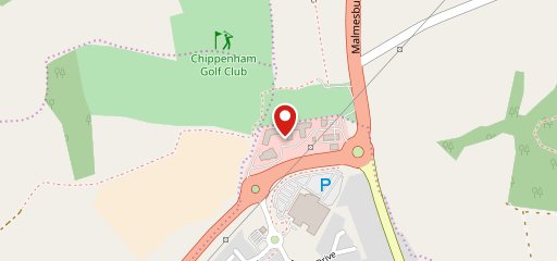 Premier Inn Chippenham hotel on map