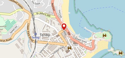 Premier Inn Tenby Town Centre на карте
