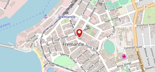 Pretzel Fremantle en el mapa