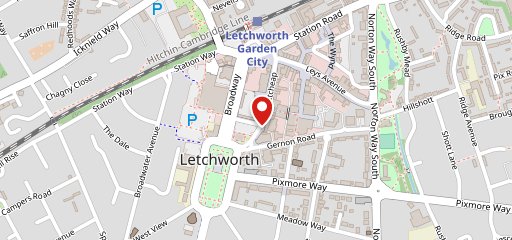 Prezzo Italian Restaurant Letchworth on map