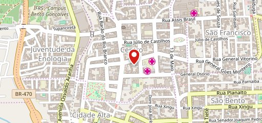 Primazia Café Centro no mapa