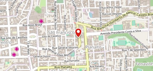 Restaurante e Bar Príncipe di Udine no mapa