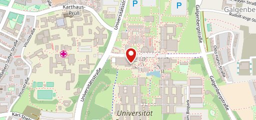 Mensa Universität Regensburg auf Karte