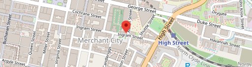 Santa Lucia Merchant City Glasgow en el mapa