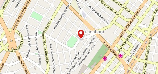 Rã-Chu Churrascaria à la carte & Restaurante Unidade Guanabara en el mapa