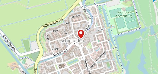 Raadhuis Schipluiden on map