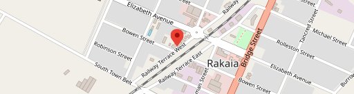 Railway Tavern Rakaia en el mapa